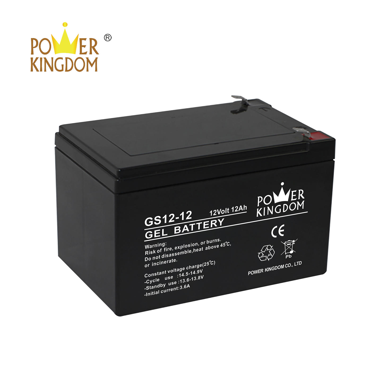12V 12AH gel battery rechargeablebattery for UPS/solar /wind maintenance free 20hr battery