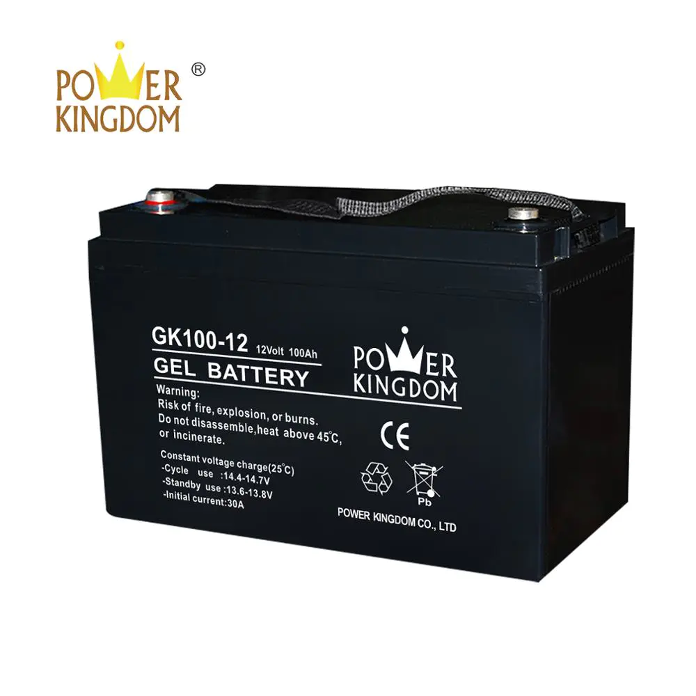 Made In China 12V 100AH gel lead acid battery for home solar power system