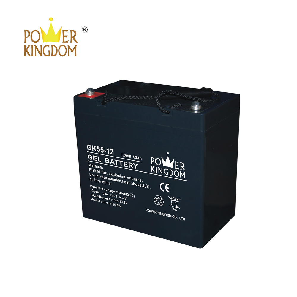 Gel 12V 55AH Battery Price Solar Storage UPS Rechargeable Deep Cycle Pack Replace 12 Volt Lead Acid
