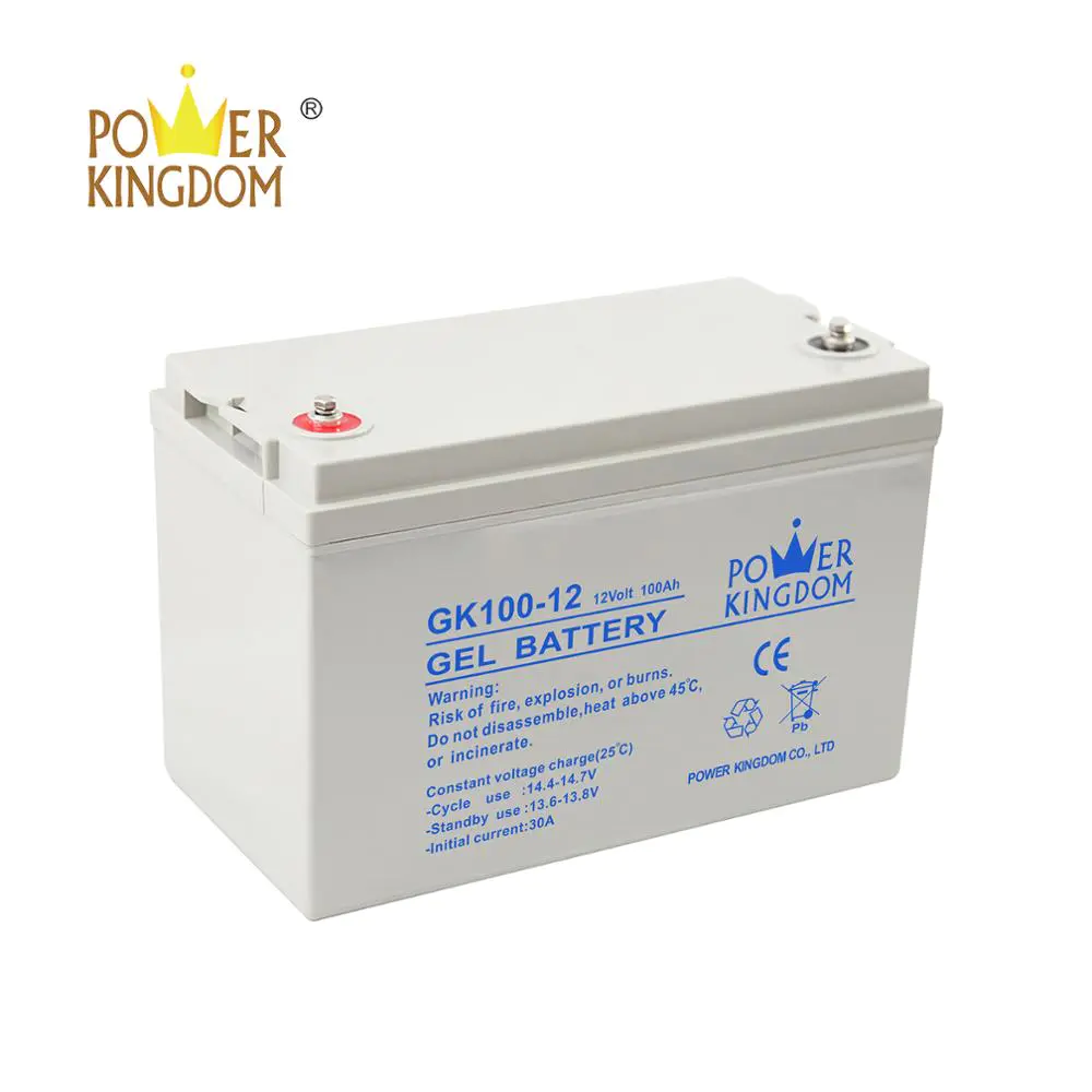 Powerkingdom solar gel battery 12v 100ah