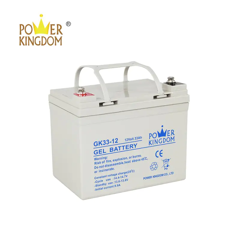 Gel and Normal 12V 33AH storage recharge battery power value regulated lead acid battery
