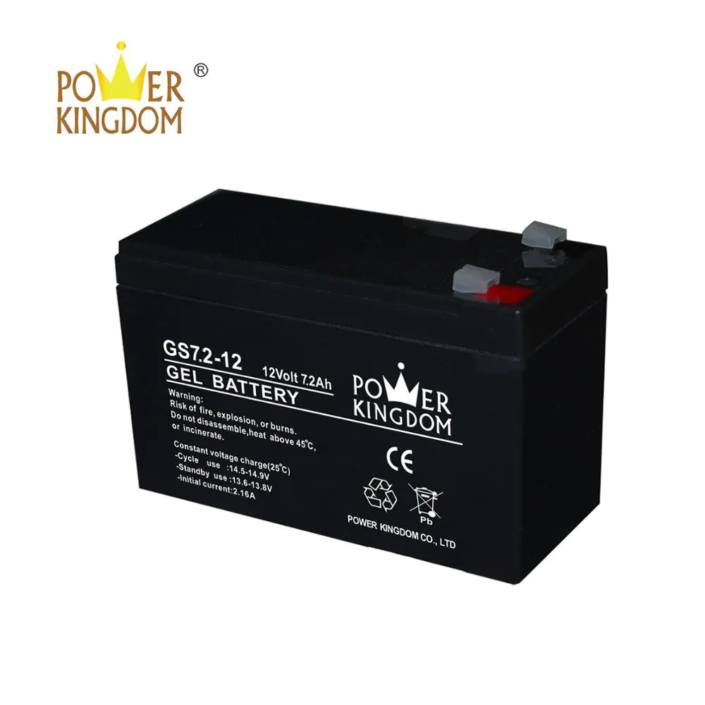 Powerkingdom 12v 7.2ah gel lead acid battery