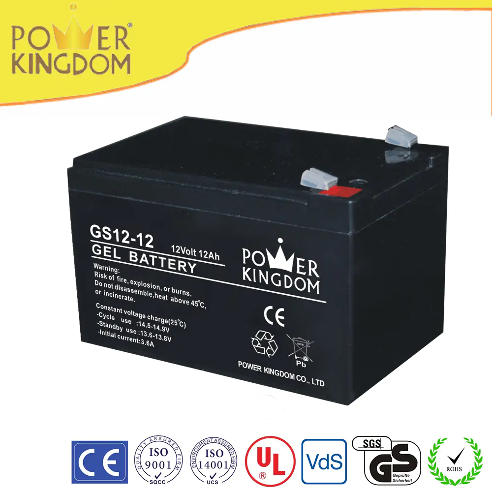 POWER KINGDOM 12v 12ah 20hr rechargeable UPS battery with 12 months warranty