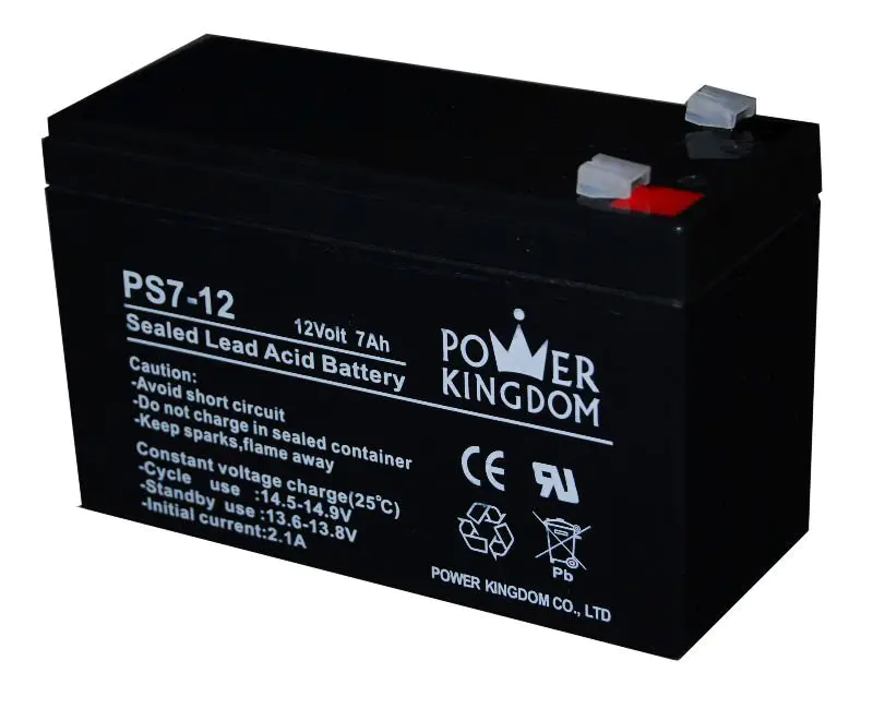 pure lead maintenance free Alarm UPS Battery 12V 7AH