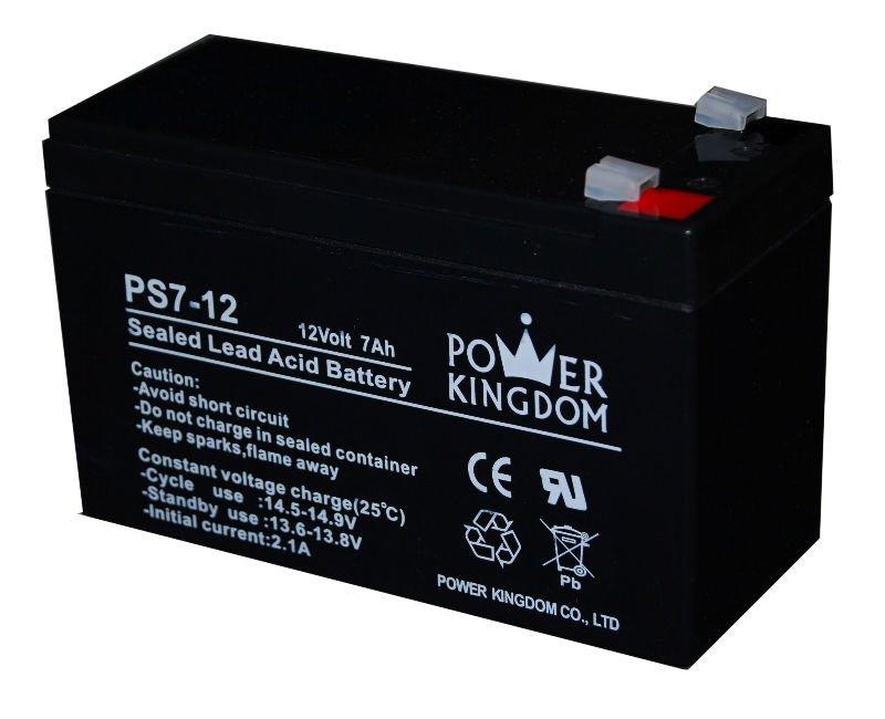 12V 7 Amp 12 Volt 7Ah Rechargeable Sealed Lead Acid Battery