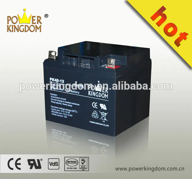 High quality lead acid batteries 12v 40ah gel battery