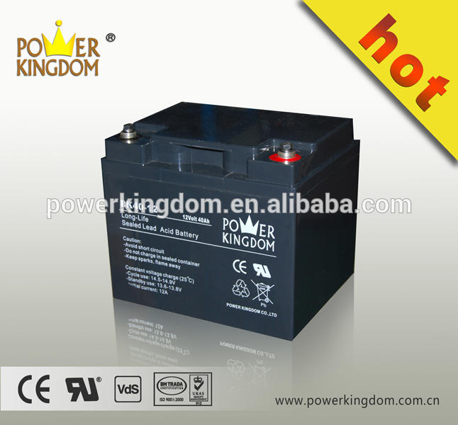 High quality lead acid batteries 12v 40ah gel battery