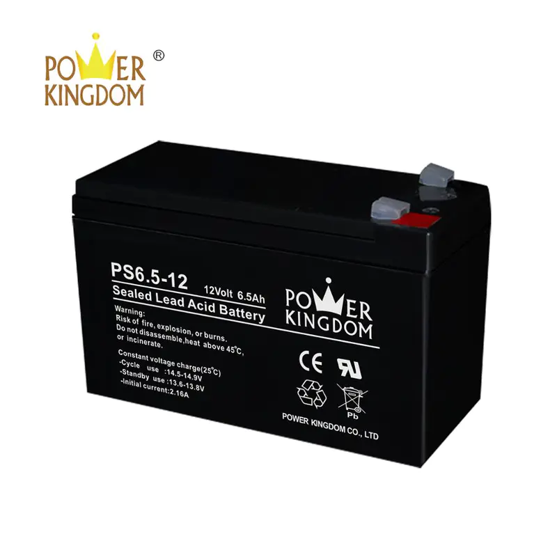 12v 6.5ah 20hr rechargeable ups battery free maintenance
