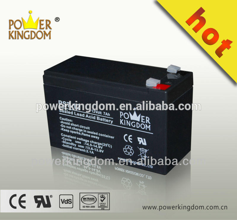 Rechargeable battery for ups/power kingdom 12v 7ah batteries