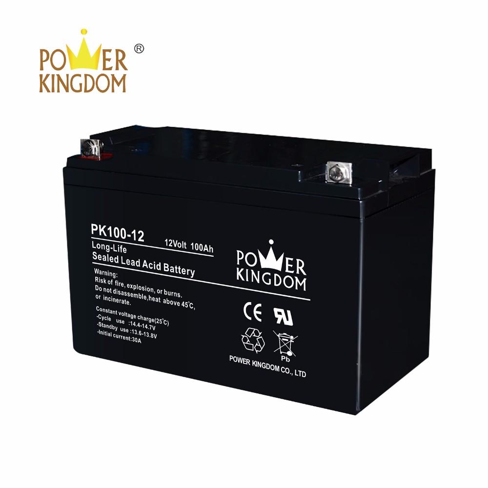 2 years warranty Factory price 12V 100ah AGM Lead Acid Battery for Solar System