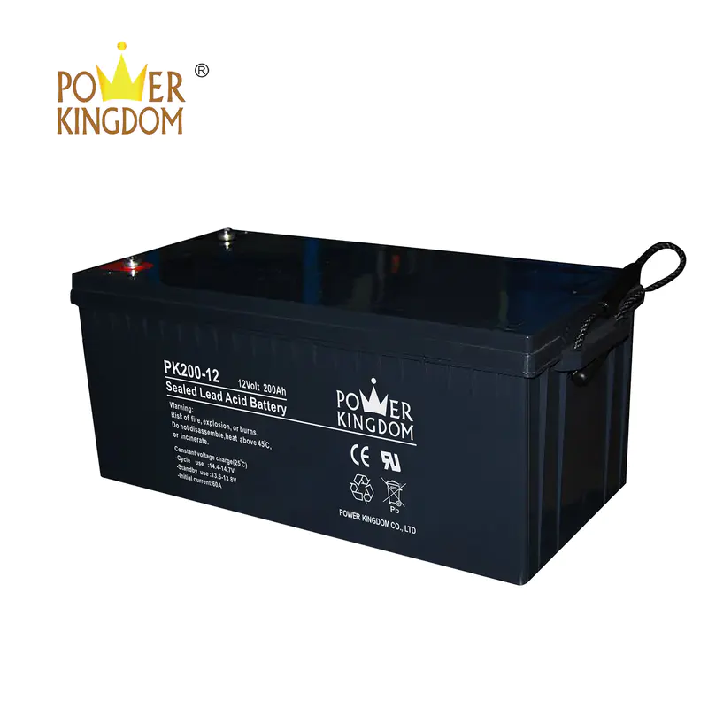 power kingdom 12v 200ah solar battery sealed lead acid battery