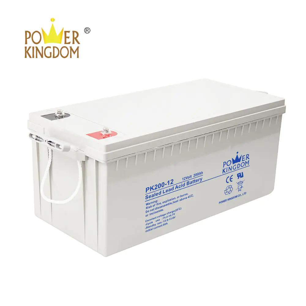 power kingdom 12v 200ah solar battery sealed lead acid battery