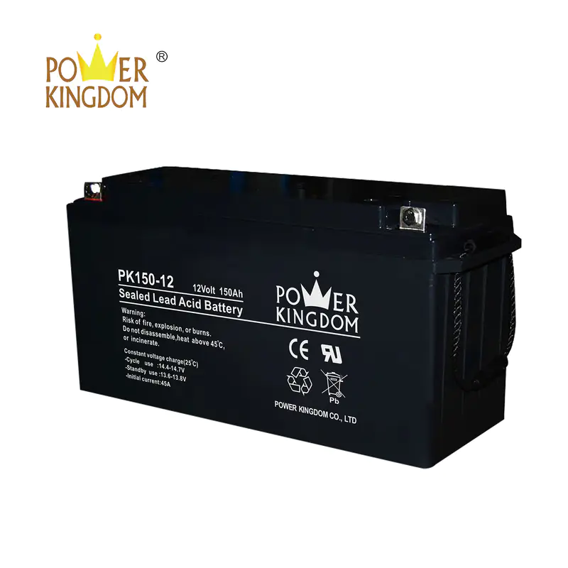 Power Kingdom mechanical operation 12 volt battery gel factory price solar and wind power system