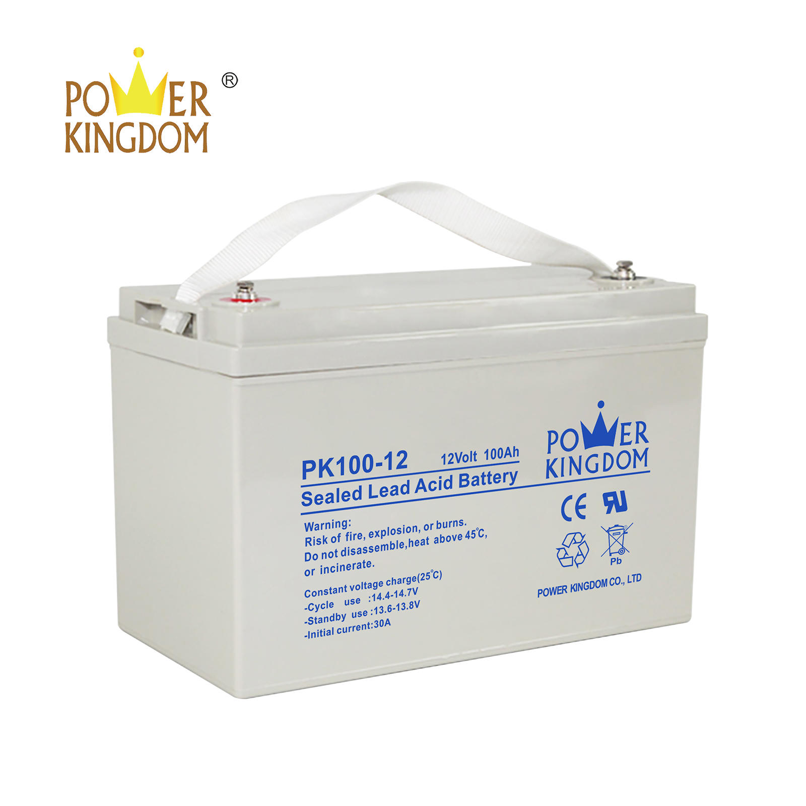 Power Kingdom no leakage design glass pack battery free quote solar and wind power system