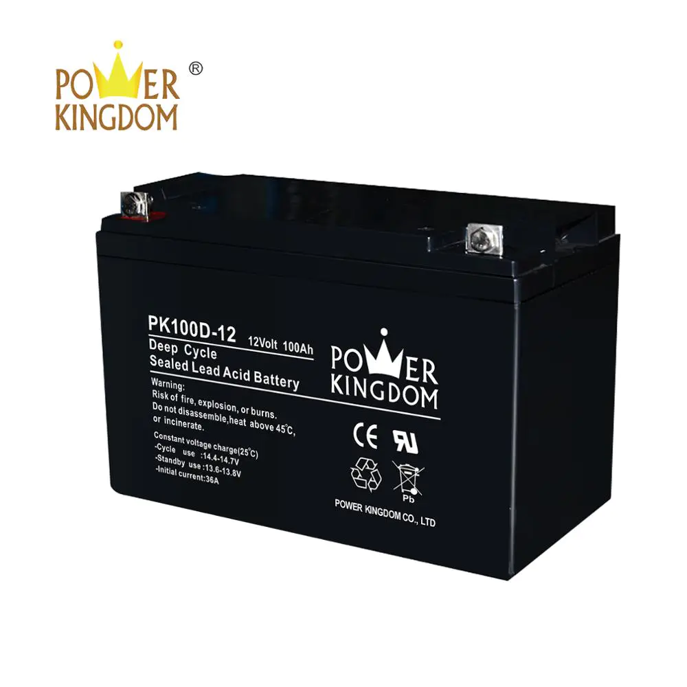 Rechargeable sealed lead acid battery 12V 100AH for UPS and Solar power system