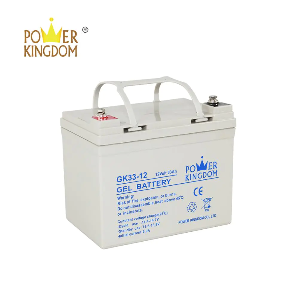 high quality deep cycle sealed GEL Battery 12V33AH for UPS system