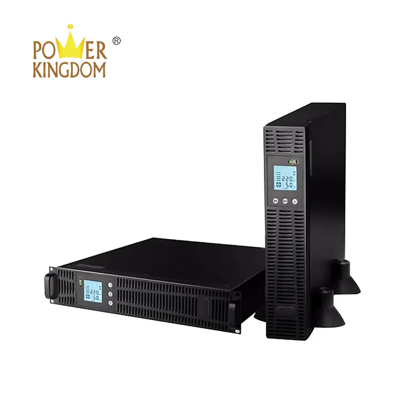 19'' 2U Rack Mount UPS 1KVA 2KVA 3KVA 6KVA 10KVA Double Conversion High Frequency Sine Pure Wave 110V 220V Online UPS