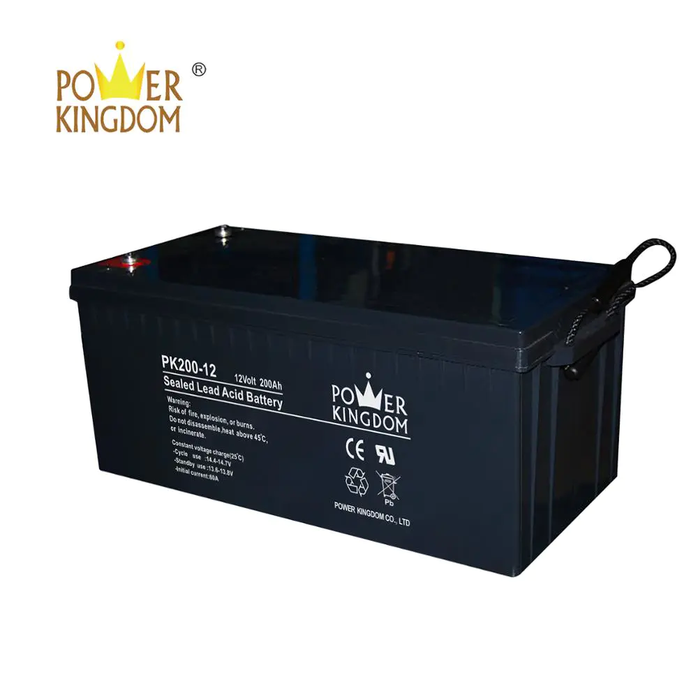 Powerkingdom 12v 200ah vrla golf cart battery