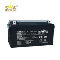 Powerkingdom solar battery 12v 65ah deep cycle batteries