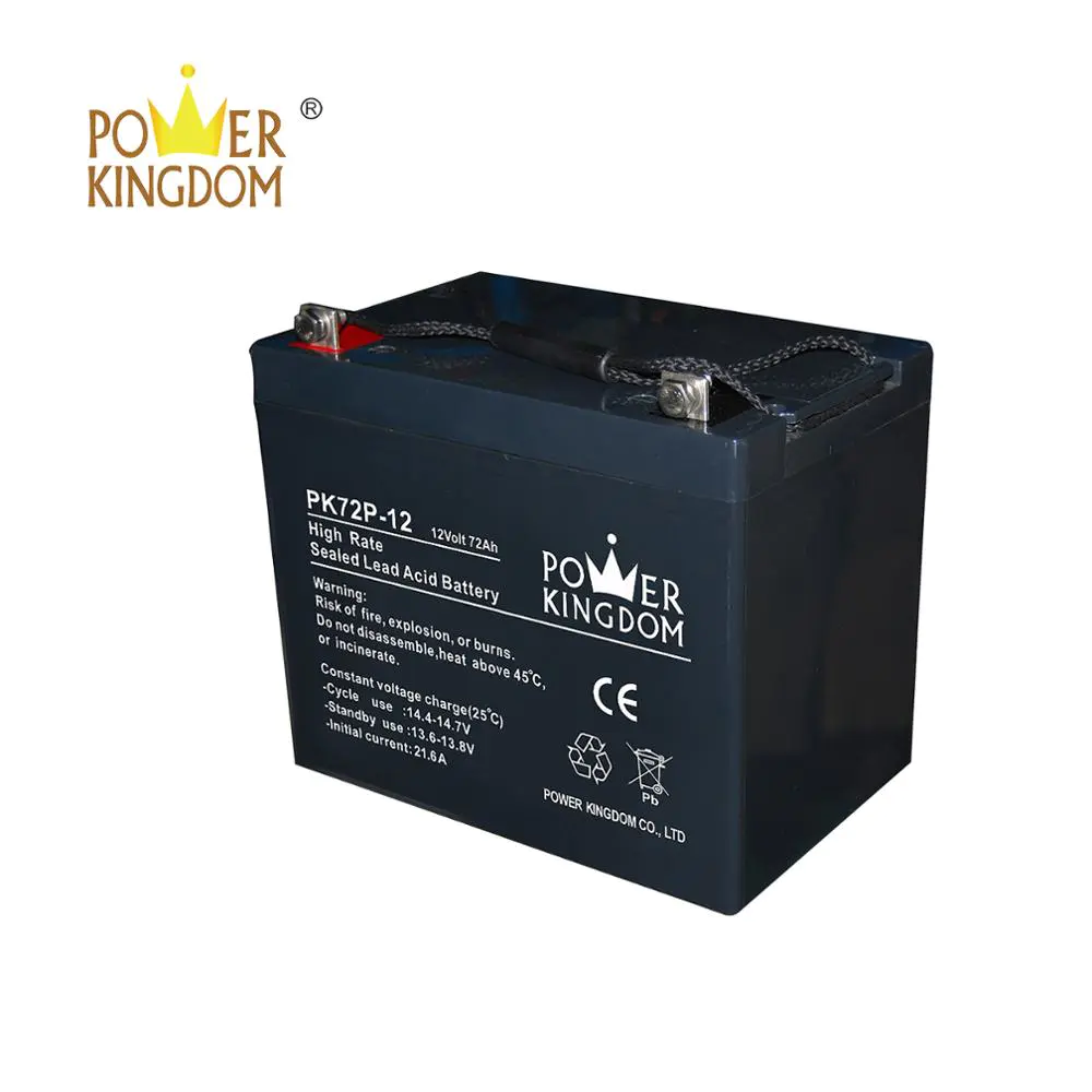 12v 72ah high rate batteries for high power discharge equipment
