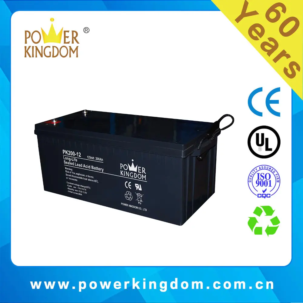 12V 200AH Maintenance Free Sealed Lead Acid Battery telecom battery