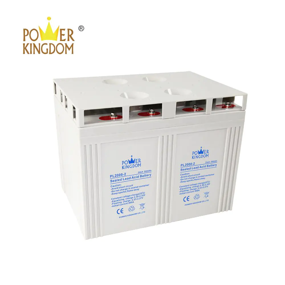 Free Maintenance Type 2v Voltage solar battery 2000ah