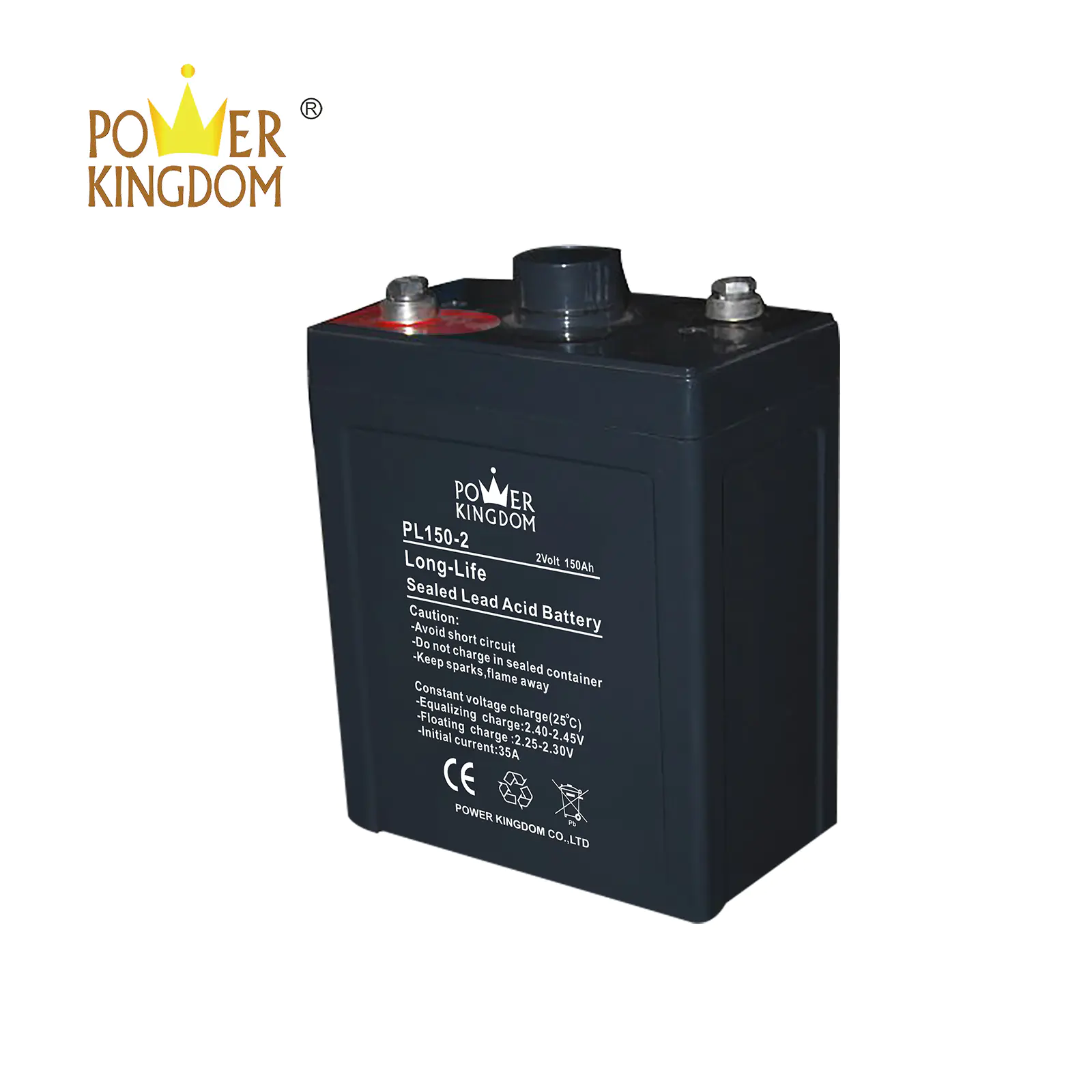Power Kingdom popular 2v 150ah sealed lead acid battery