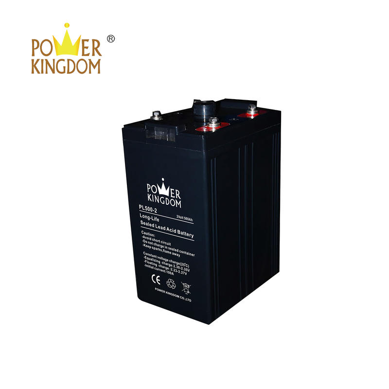 Power Kingdom 2v 500ah sealed lead acid battery with long life