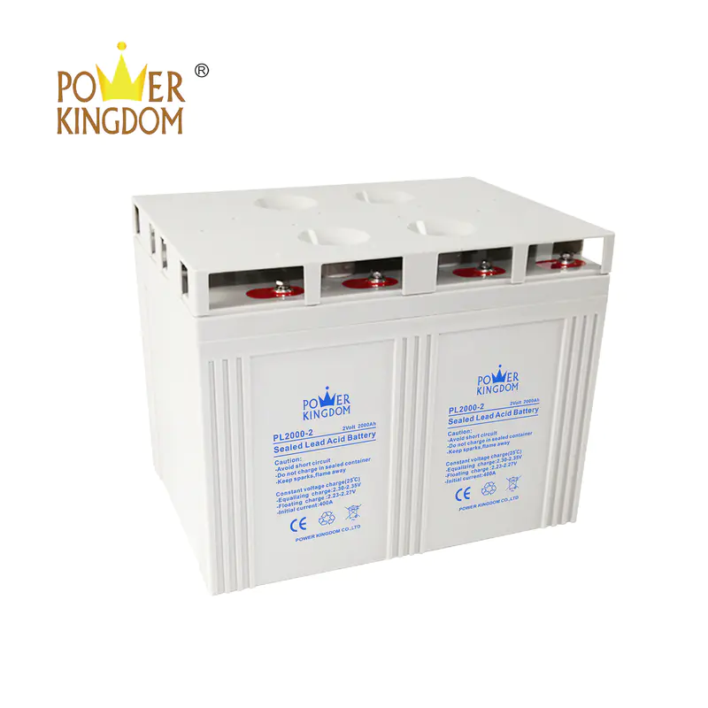 2v 2000ah VRLA SLA battery for telecom railway solar power storage inverter system