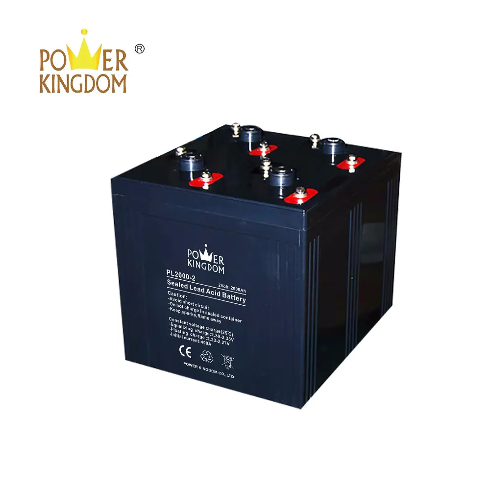 2v 2000ah VRLA SLA battery for telecom railway solar power storage inverter system