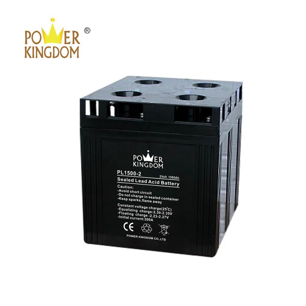 Powerkingdom rechargeable agm battery 2v 1500ah inverter batteries