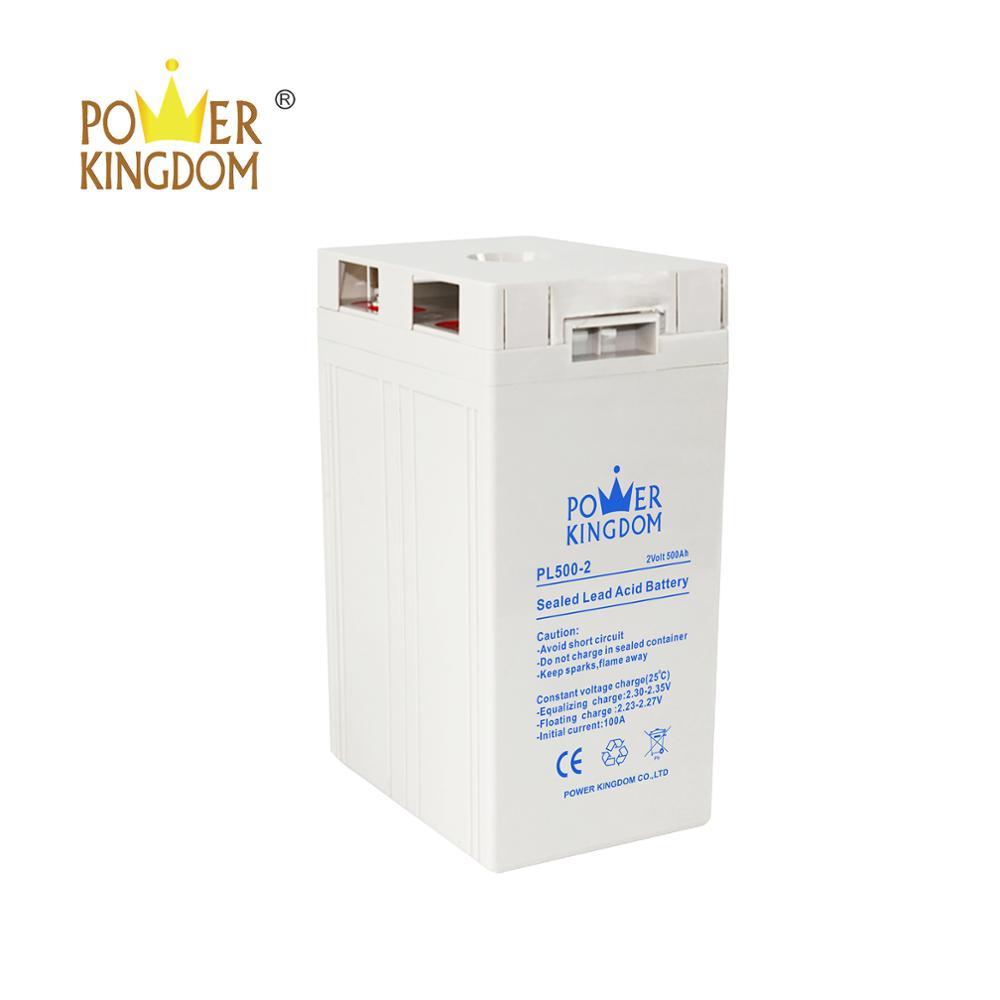 Power Kingdom telecom battery solar battery 2v 500ah