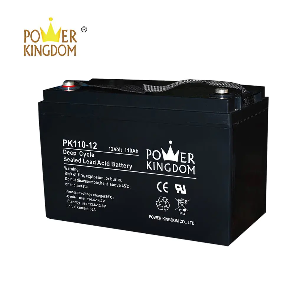 CE certificates Solar battery 12V 110AH MF AGM 10hr baterias for UPS