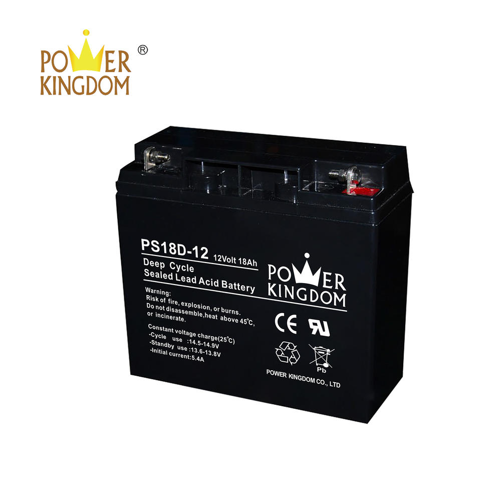 12V 18ah battery ups eps low self-discharge deep cycle battery