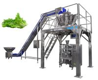 Reasonable price vertical packing machine for lettuce with multihead weigher