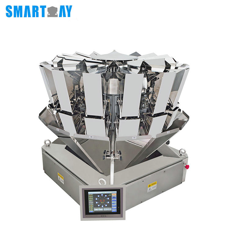 High quality automatic 14 head mechanical weighing scale machine multihead weigher