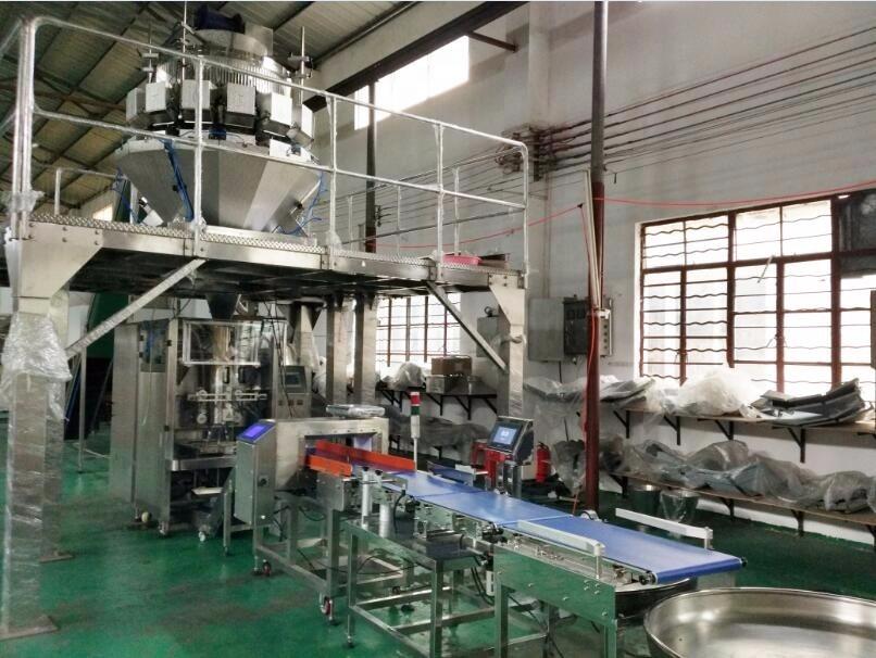 Automatic Fresh Frozen Lettuce Spinach Salad Vegetable Packing Machine