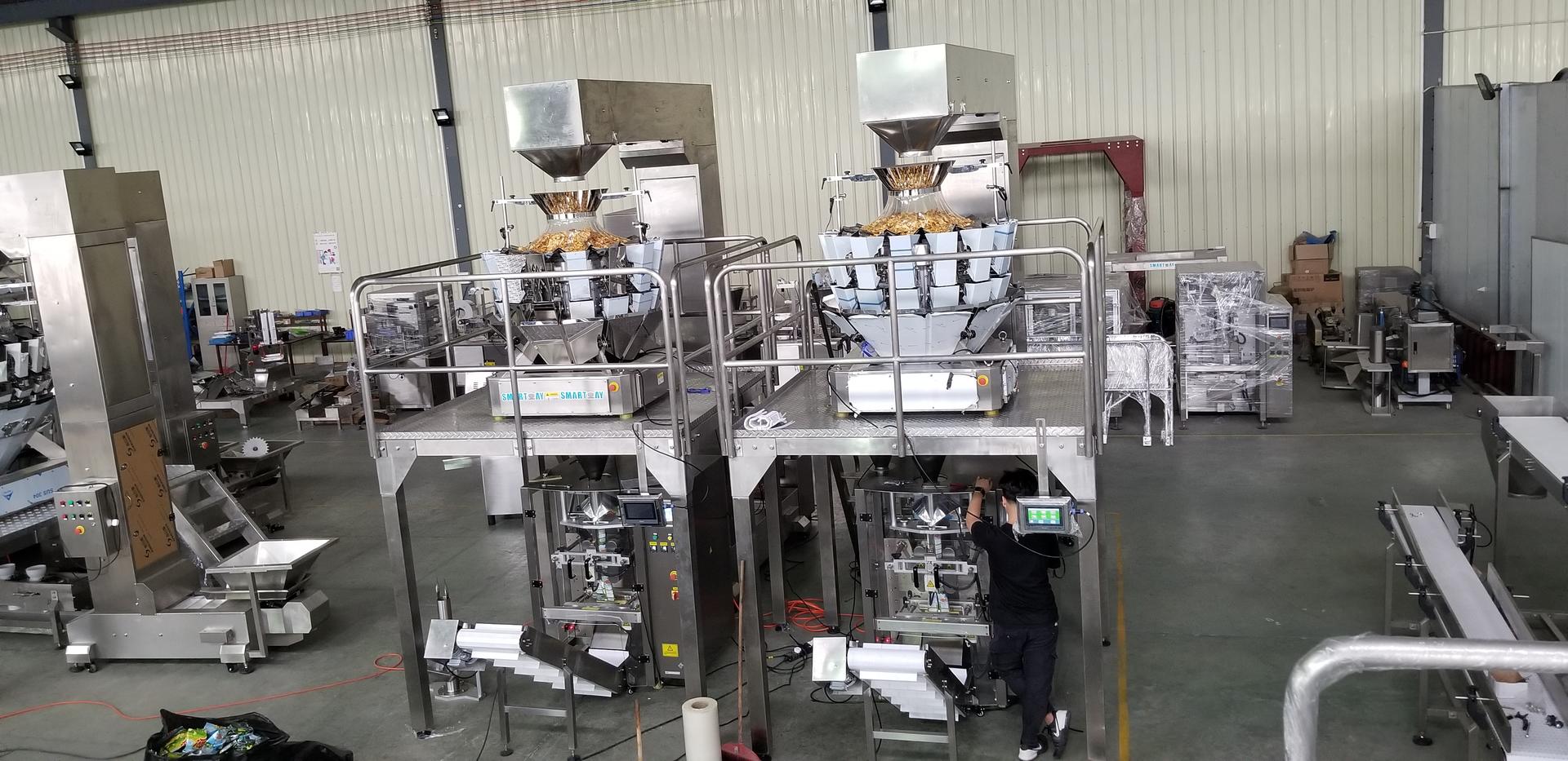 CE Automatic weighing and packing line for macaroni/pasta/flour
