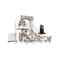 Vertical Form Fill Seal Line Automatic Coffee Beans Packing Machine