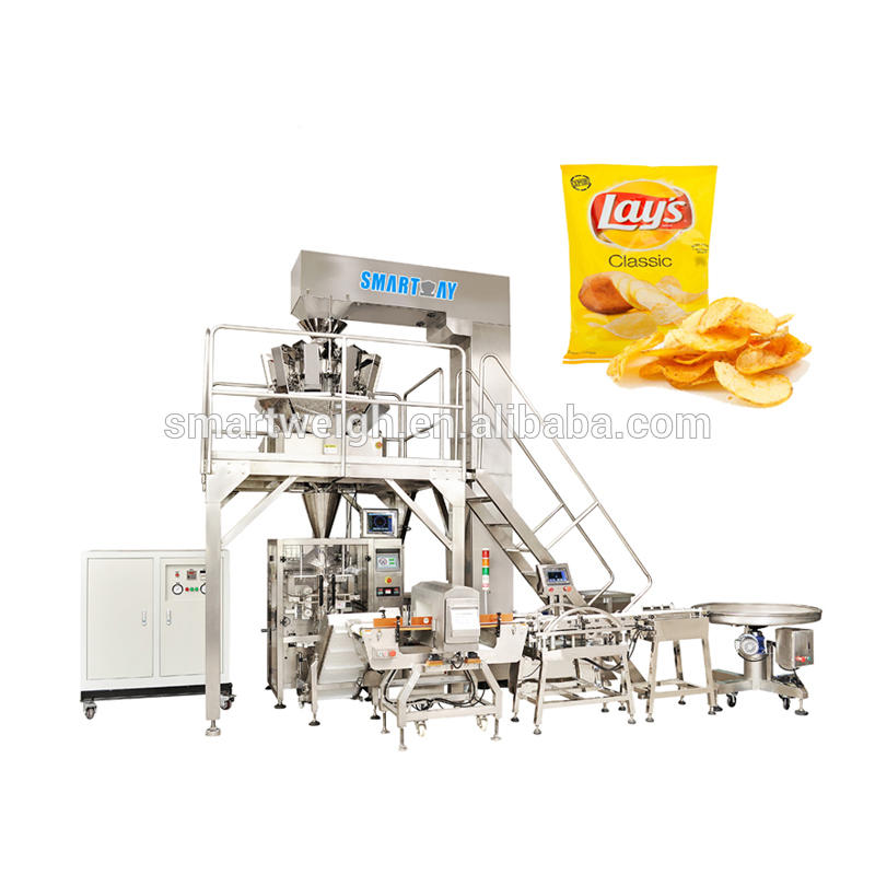 Pillow Bag Automatic Nitrogen Potato Chip Packaging Machine Price