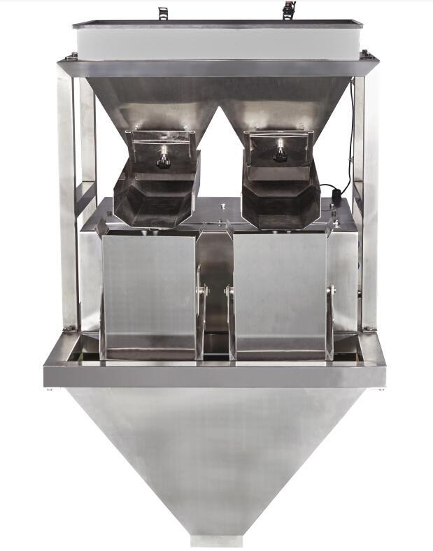 CE Two Head Linear Weigher For Granule/Bean/Grain/Rice/Nuts/Seeds