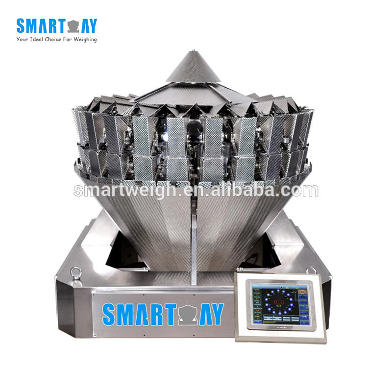 Wholesale Price Small 24 Head Mix Nuts / Dry Fruits Multihead Weigher