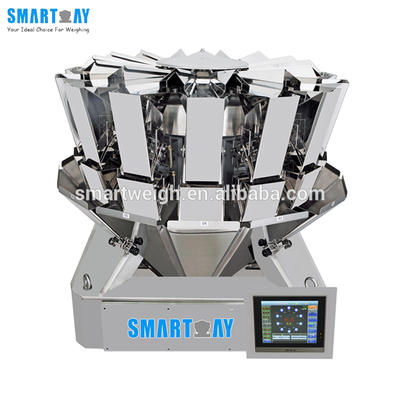 1.6L Hopper Modular Multi-function linear weigher packaging machine with 14 head linear weighing machine