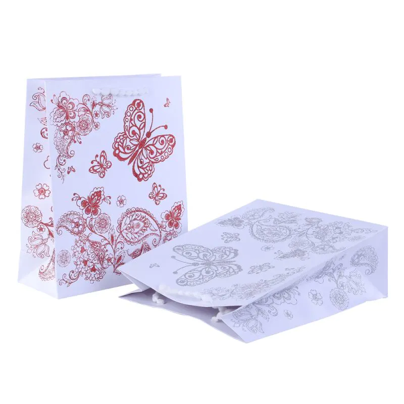 Top selling exquisite decorative pattern large paper bag gift packing paper bag for packing