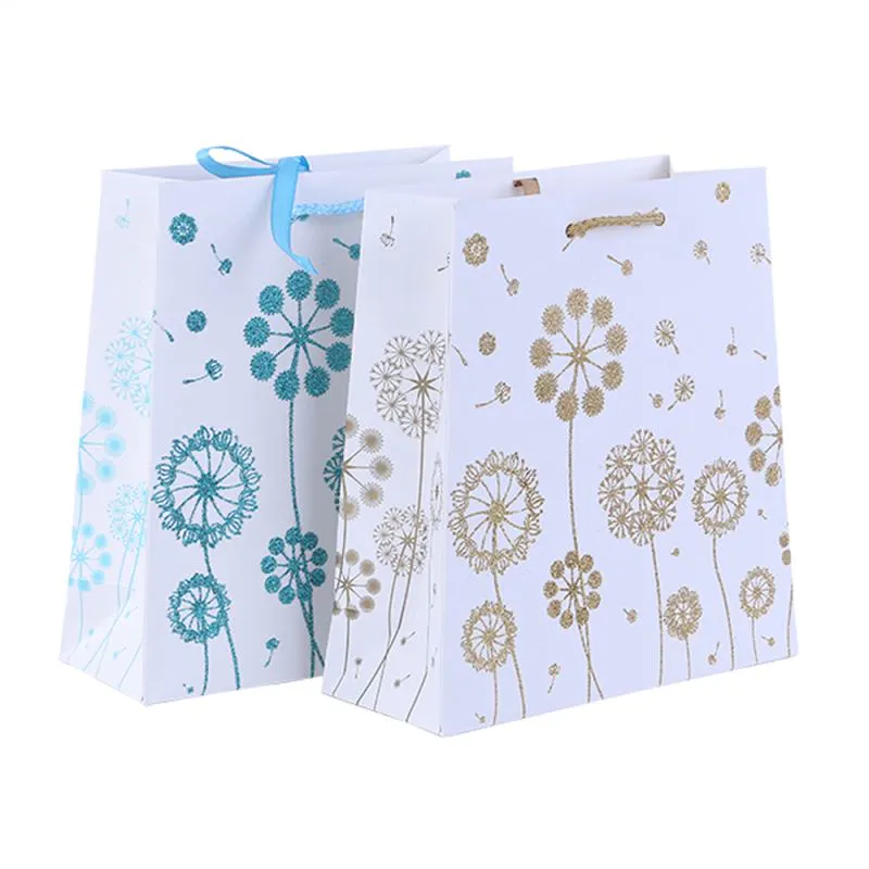 New products exquisite paper gift bag logo multicolor paper craft bag