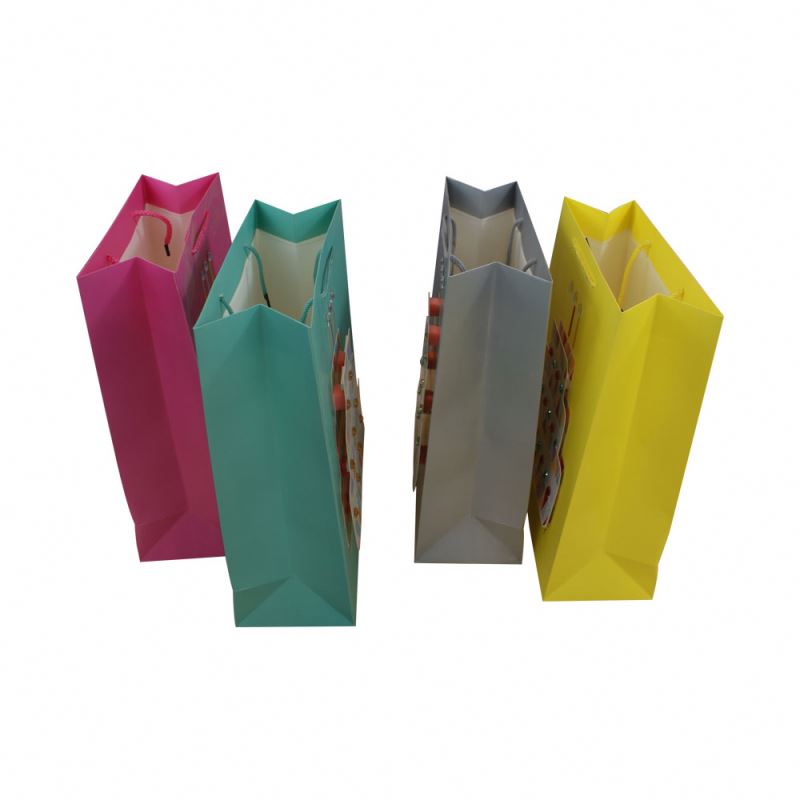 2019 sac de papier de papier décoratif décoratif personnalisé de hauteur qualitaté pour faire faire