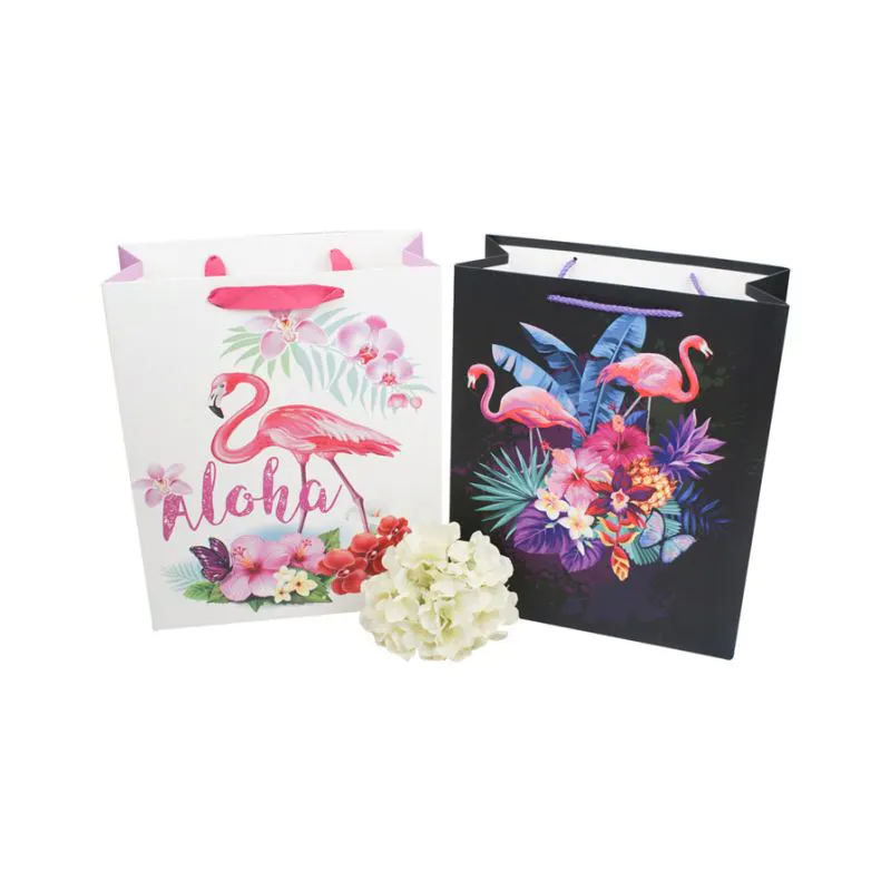 Professional supplier paper shopping bag gift packing paper carry bag