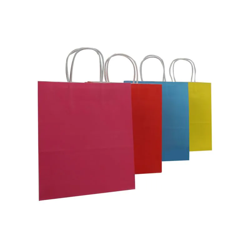Latest arrival cheap health materials kraft shopping bag with offset printing