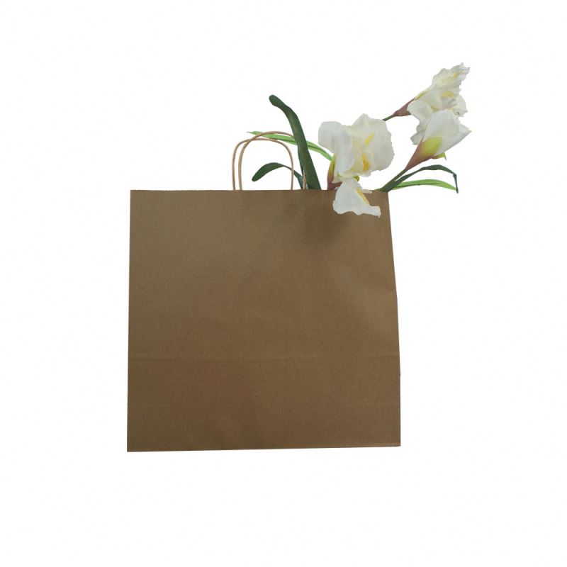 Best prices shopping bag kraft paper wholesale kraft recycle paper bag