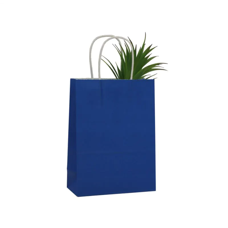 Attractive style kraft shopping paper bag health materials kraft paper bag printed